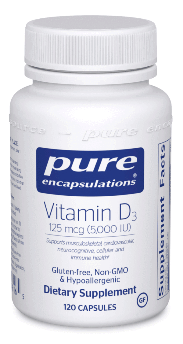Pure Encapsulations Vitamin D3 125mg
