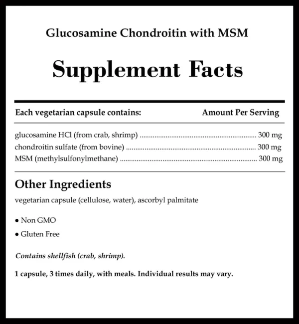 Pure Encapsulations Glucosamine Chondroitin With Msm Sf