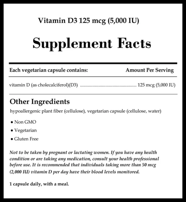 Pure Encapsulations Vitamin D3 5 000Iu Sf