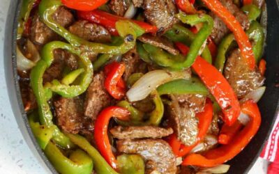 Low Carb Skillet Pepper Steak